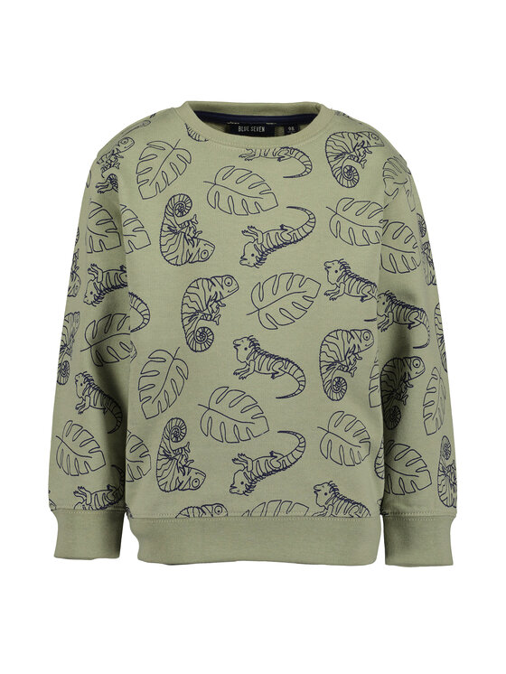 Blue Seven Blue Seven Sweatshirt 817622 X Grün Regular Fit