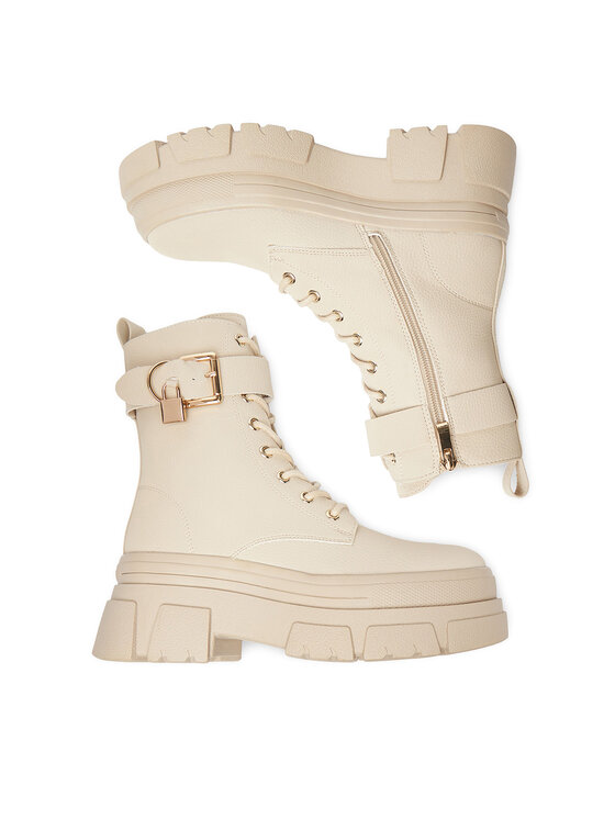 DeeZee DeeZee Schnürschuhe 60165-6 Beige