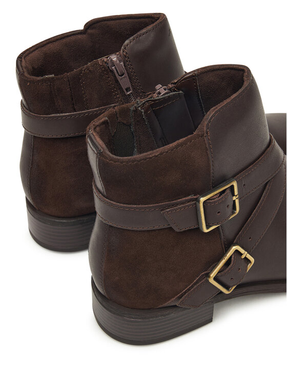 Clarks Clarks Botki Havisham Bay 26182942 Brązowy