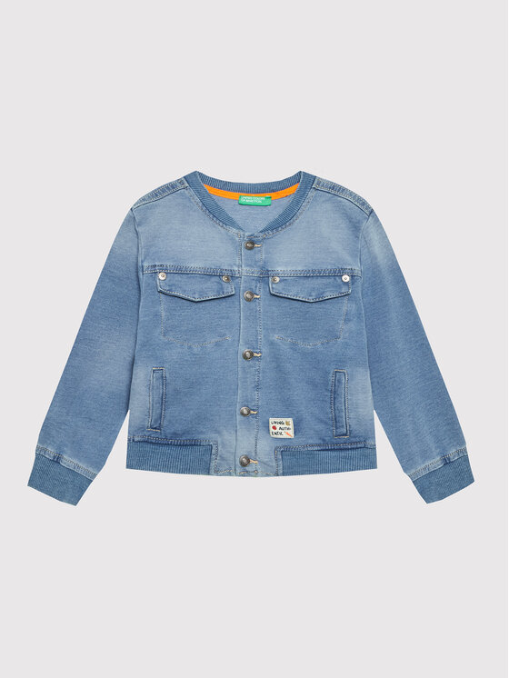 United Colors Of Benetton United Colors Of Benetton Μπόμπερ μπουφάν 2BAYGN003 Μπλε Regular Fit