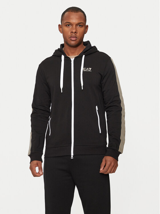 EA7 Emporio Armani EA7 Emporio Armani Суитшърт 6DPM29 PJ9FZ 0200 Черен Regular Fit