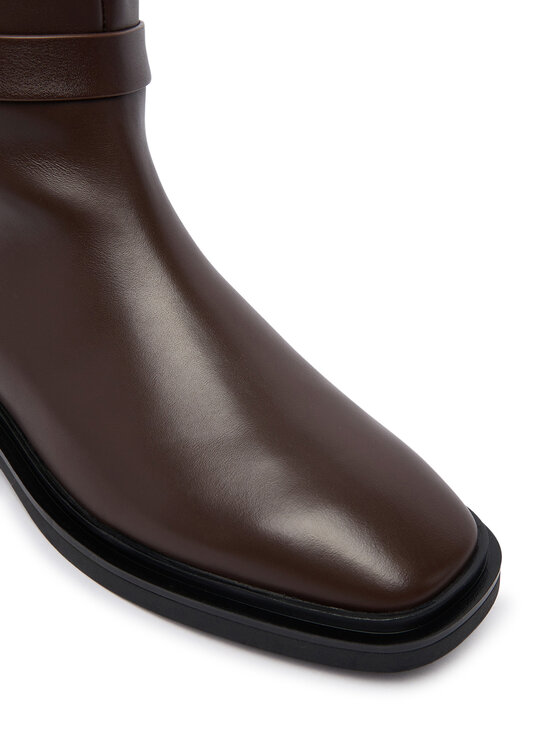 Calvin Klein Calvin Klein Ratsasaapad Square High Boot Lth Mg Hdw HW0HW03187 Pruun