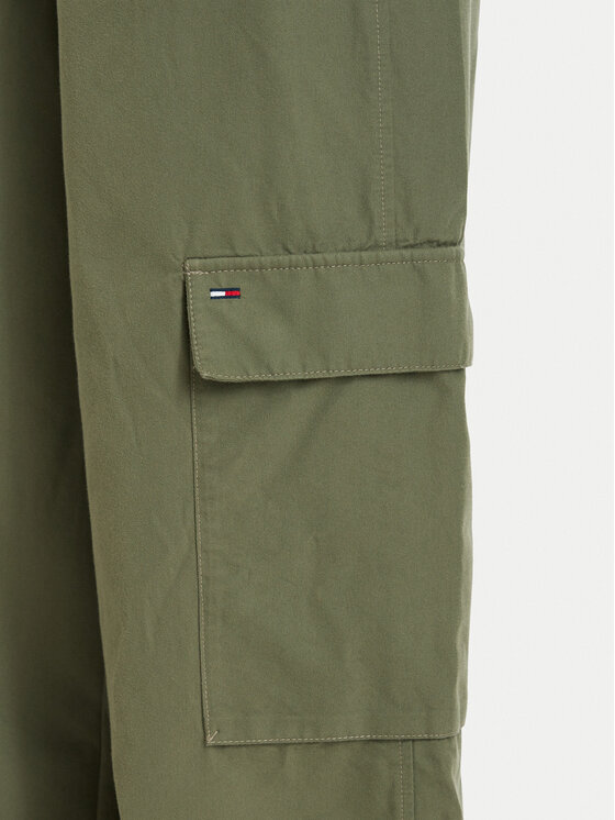 Tommy Jeans Tommy Jeans Spodnie cargo DW0DW22749 Zielony Wide Leg