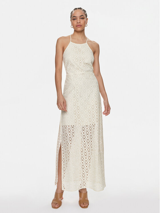 Gaudi Gaudi Vasaras kleita 411FD15032 Balts Regular Fit