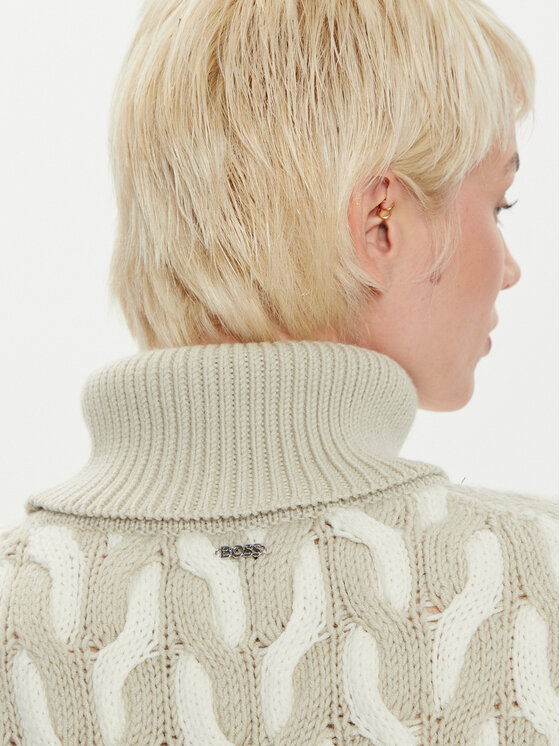 BOSS Boss Dolčevita Ferdolia 50523719 Bež Oversize