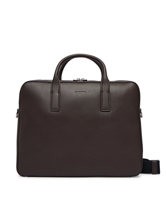 Calvin Klein Geantă pentru laptop Raised Commuter LV04D3157G Maro