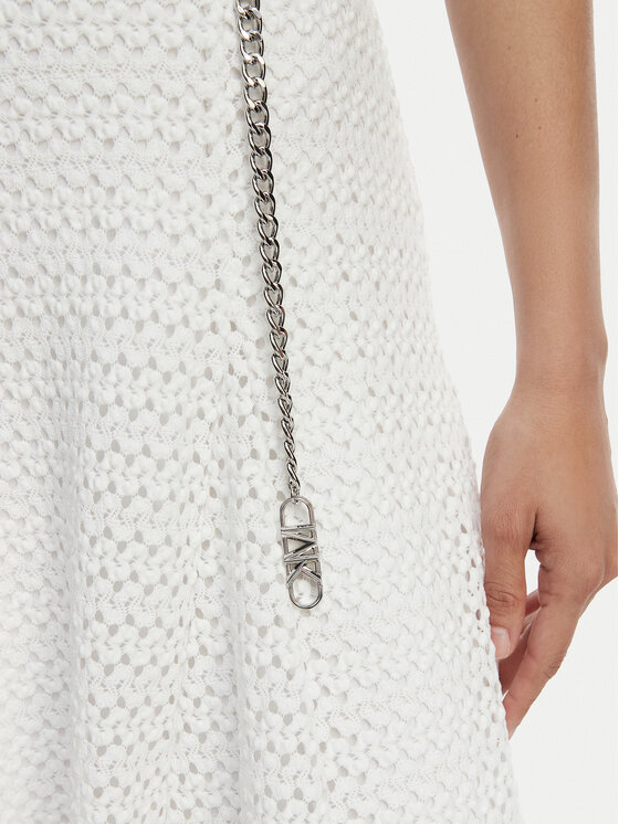 MICHAEL Michael Kors MICHAEL Michael Kors Vsakodnevna obleka MS683DUKS1 Bela Regular Fit