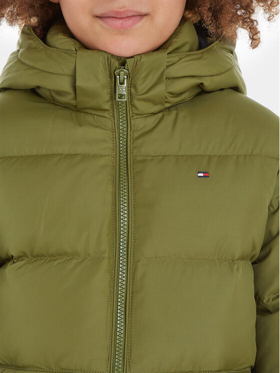 Tommy Hilfiger Tommy Hilfiger Žieminė striukė Essential KB0KB08341 S Chaki Regular Fit