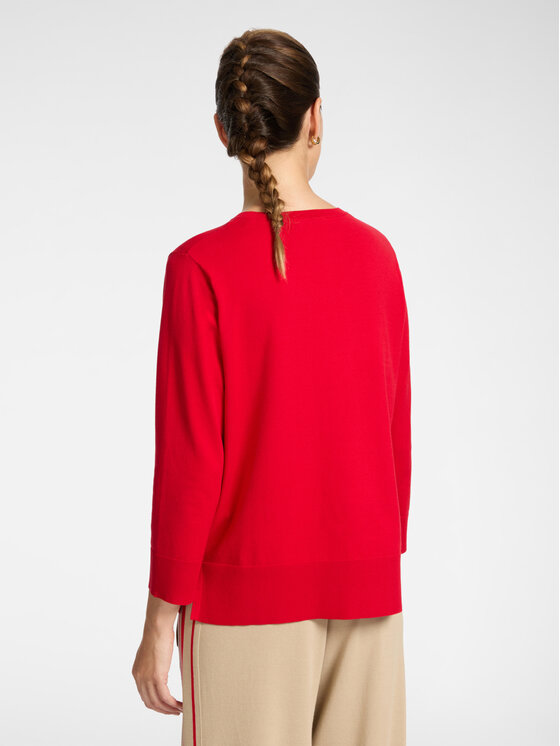 Elena Mirò Elena Mirò Cardigan M449Z000577N016 Rosso Regular Fit