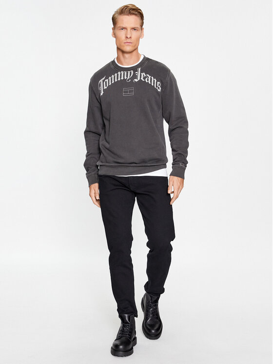 Tommy Jeans Tommy Jeans Світшот Grunge Arch DM0DM17792 Чорний Relaxed Fit