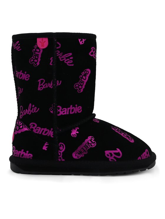 EMU Australia Cizme de zăpadă Barbie Wallaby Print Lo K12904 Negru