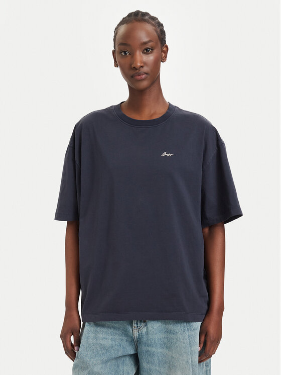 BOSS BOSS T-krekls Eboys 50566831 Tumši zils Relaxed Fit