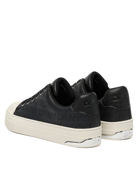 DKNY DKNY Trampki York Perf Lace UP K4533691 Czarny
