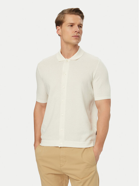 Bugatti Bugatti Camicia 7100-15536E Bianco Regular Fit