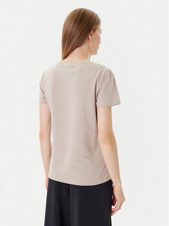 Guess Guess T-Shirt V5YI13 J1314 Beżowy Regular Fit