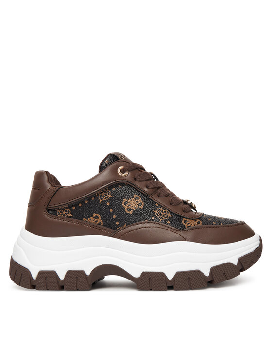 Guess Guess Sneakersy FLFBRT PEL12 Brązowy