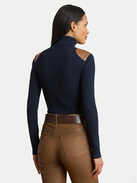 LAUREN RALPH LAUREN LAUREN RALPH LAUREN Dolcevita 200951386008 Blu scuro Slim Fit