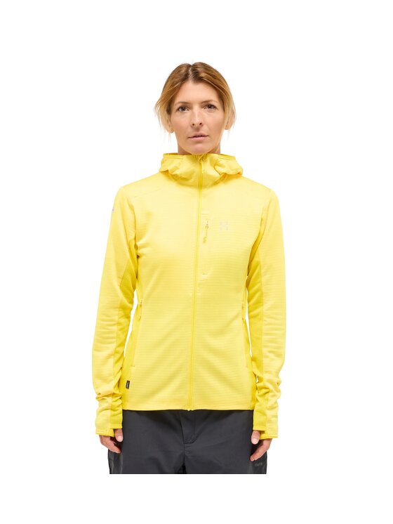 Haglöfs Haglöfs Bluza L.I.M Mid Fast II Hood Żółty Active Fit