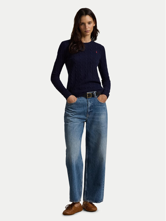 Polo Ralph Lauren Polo Ralph Lauren Пуловер 211A91216003 Тъмносин Straight Fit