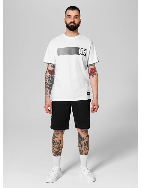 PITBULL PITBULL Szorty materiałowe Dogwood Czarny Regular Fit