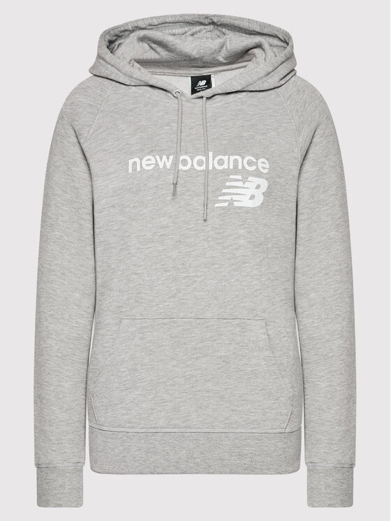 New Balance New Balance Majica dugih rukava Classic Core Fleece WT03810 Siva Relaxed Fit