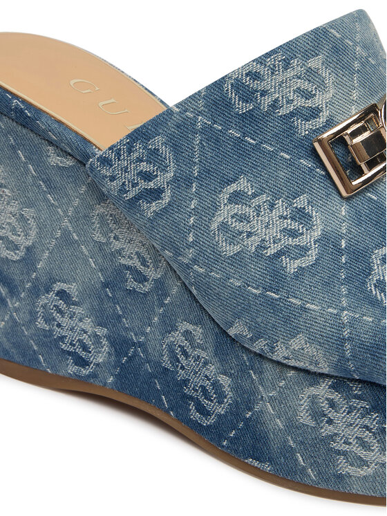Guess Guess Šlepetės FLJEV2 DEN04 Mėlyna