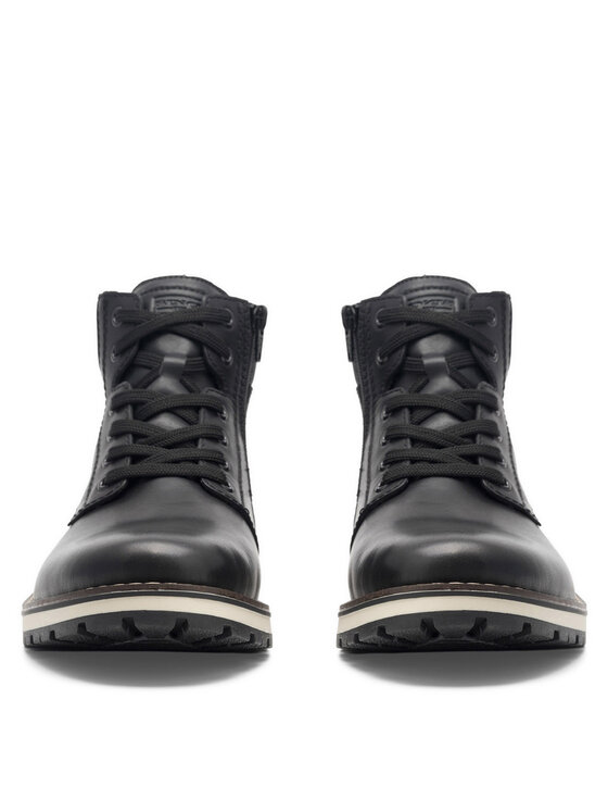Rieker Rieker Schnürschuhe 38405-00 Schwarz