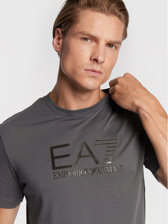 Ea7 Emporio Armani T Shirt 6lpt71 Pjm9z 1977 Grau Regular Fit Modivo De