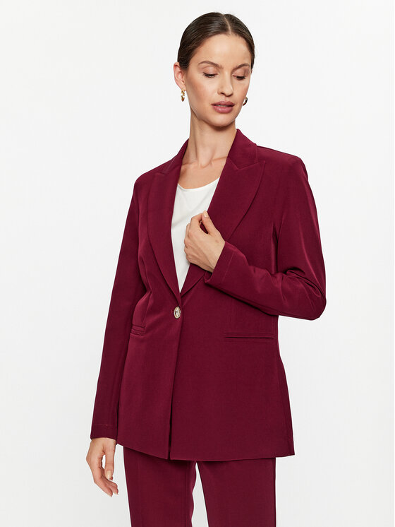 Maryley Suknjič 23IB187/41GI Bordo rdeča Regular Fit