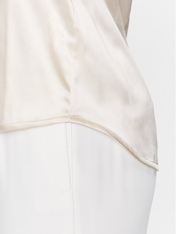 Peserico Peserico Blūze S08893D Écru Regular Fit