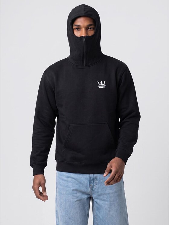 Jigga Wear Jigga Wear Bluza MASKA DRILL NINJA 132703 Czarny Regular Fit