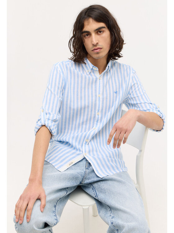 Mustang Mustang Camicia RAWLINS Bianco Regular Fit