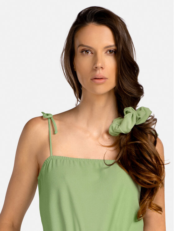 Miss Lou Miss Lou Elastico per capelli A-OE1-Z Verde