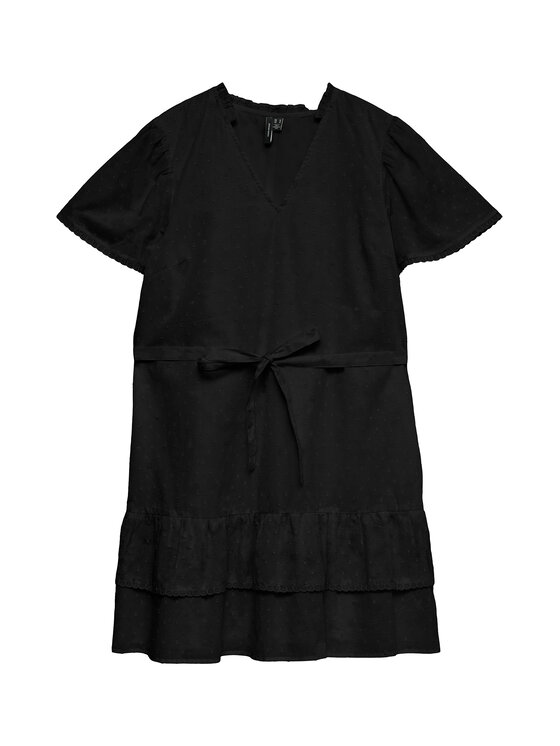 Vero Moda Vero Moda Kokteiļkleita Trine 10342726 Melns Regular Fit