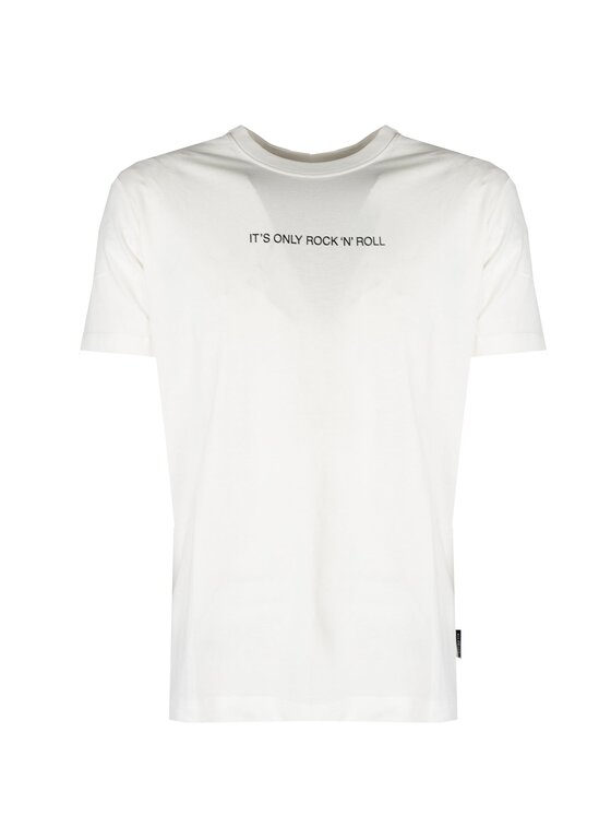 John Richmond John Richmond T-Shirt HMP25017TS Bílá Regular Fit