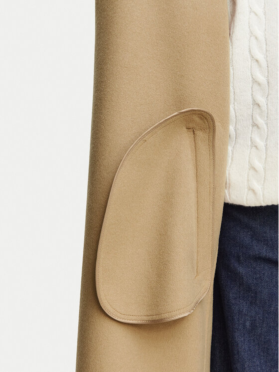 Weekend Max Mara Weekend Max Mara Płaszcz wełniany Operoso 2625016011 Brązowy jasny Regular Fit