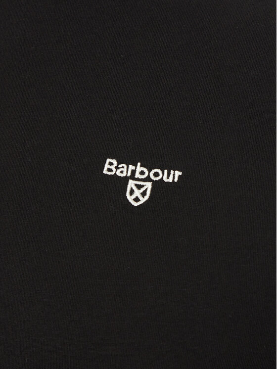 Barbour Barbour T-Shirt Essential Sports MTS0331BK31 Czarny Tailored Fit