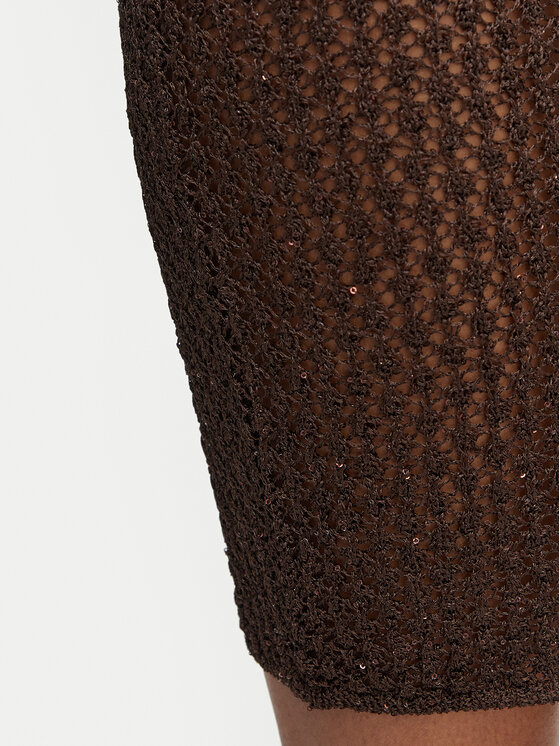 Guess Guess Φόρεμα παραλίας E6GK05 Z5402 Σκούρο καφέ Regular Fit