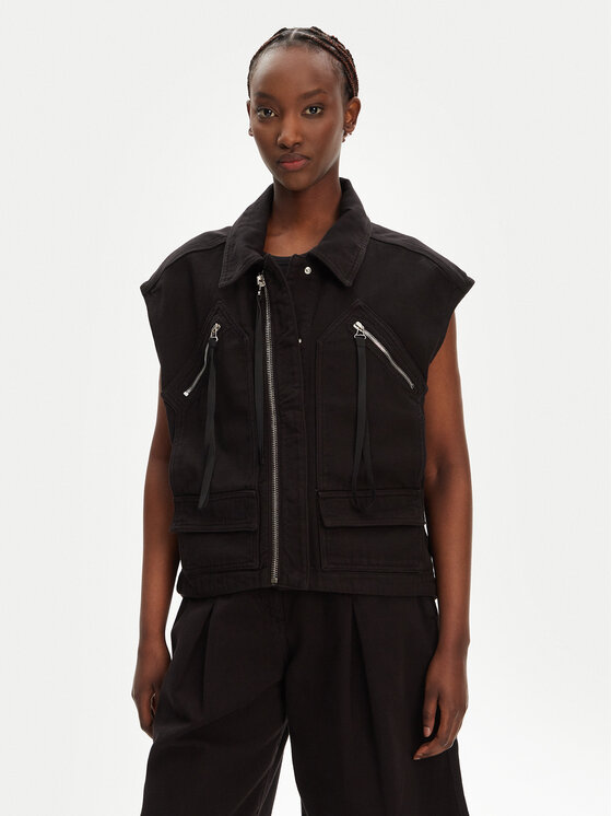 PINKO PINKO Vesta Gerard Gilet 105237 A2M8 Černá Regular Fit