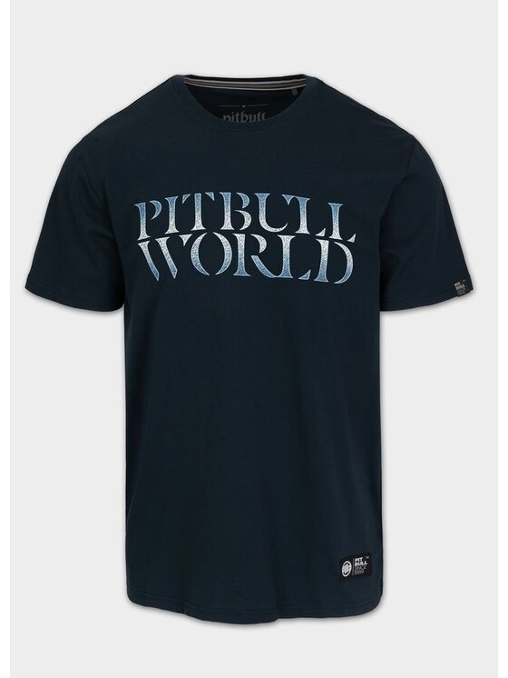 PITBULL PITBULL T-Shirt PITBULL WORLD Granatowy Regular Fit