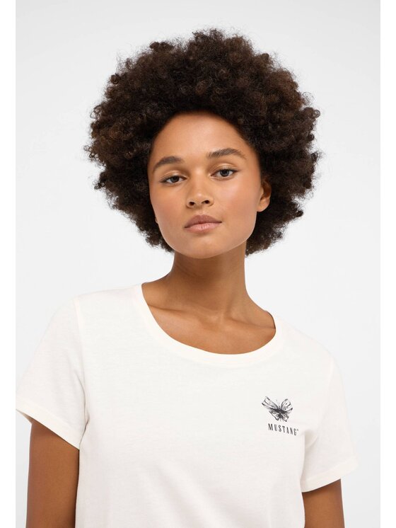 Mustang Mustang T-shirt Alma Bianco Regular Fit