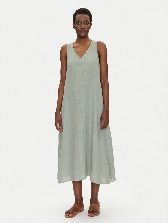 Bomboogie Bomboogie Rochie de vară AW8391TLIV5 Verde Regular Fit