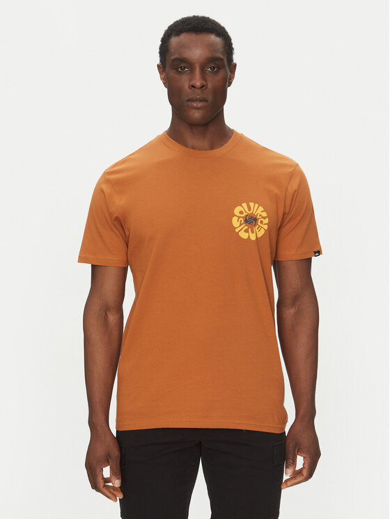 Quiksilver Quiksilver T-shirt EQYZT08036 Smeđa Regular Fit