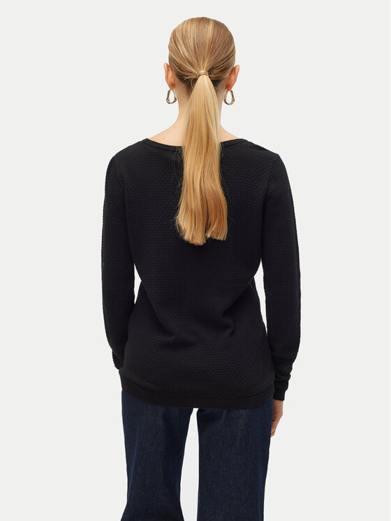 Vero Moda Vero Moda Sweter Care 10136644 Czarny Regular Fit