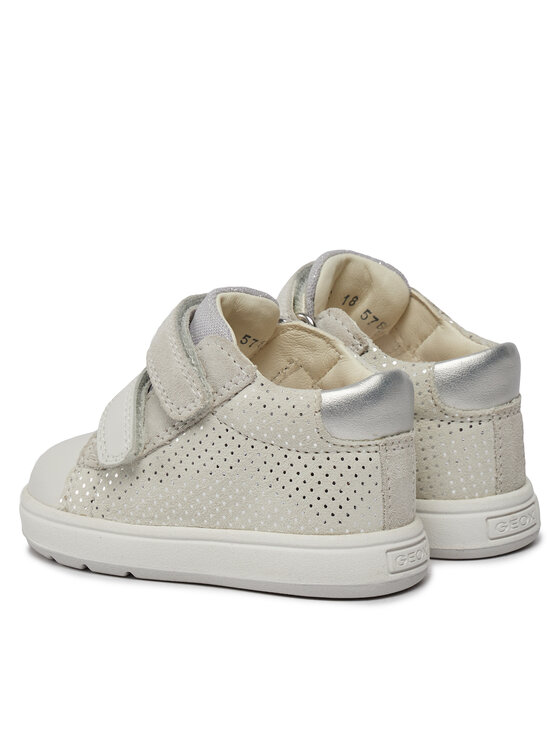 Geox® BIGLIA C: Chaussures À Scratch Grises Bébé Fille