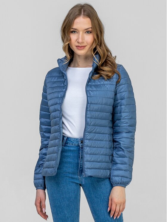 Perso Perso Prechodná bunda BLE260049F Modrá Regular Fit