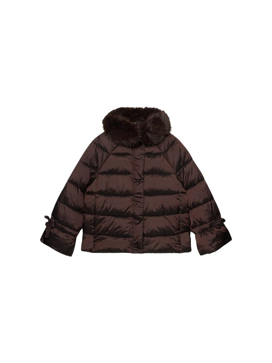 Oltre Oltre Giubbotto piumino F002J000214N032 Marrone Baggy Fit