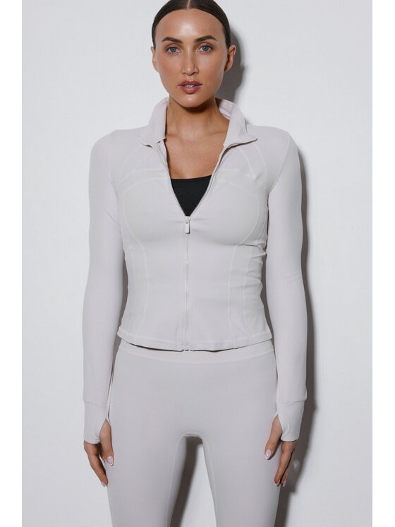 Estro Estro Completo felpa e leggings ER00119507 Beige Slim Fit