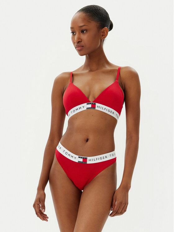 Tommy Hilfiger Tommy Hilfiger Kalhotky string UW0UW06039 Červená