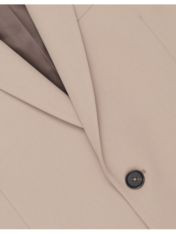 Borgio Borgio Marynarka lido Beżowy Slim Fit